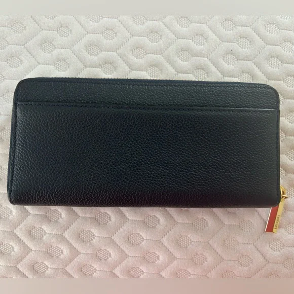 Kate Spade Navy Blue Wallet with Gold Zipper - Picture 3 of 7